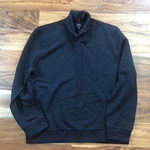 Cos Shawl Neck Pullover. Size L. black.